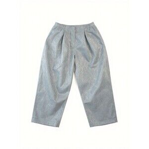 Alfred Dunner Women's Seafoam Elastic Waist Suede Feel Pull On Pants Size 22W